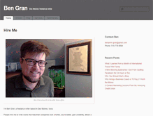Tablet Screenshot of benjamingran.com